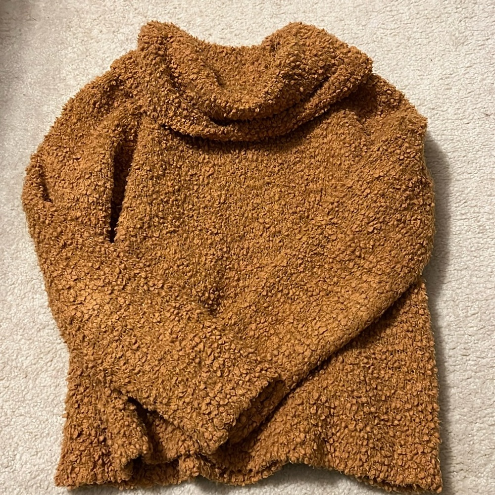 Burnt orange sweater